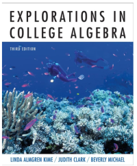 Image of Explorations in college algebra